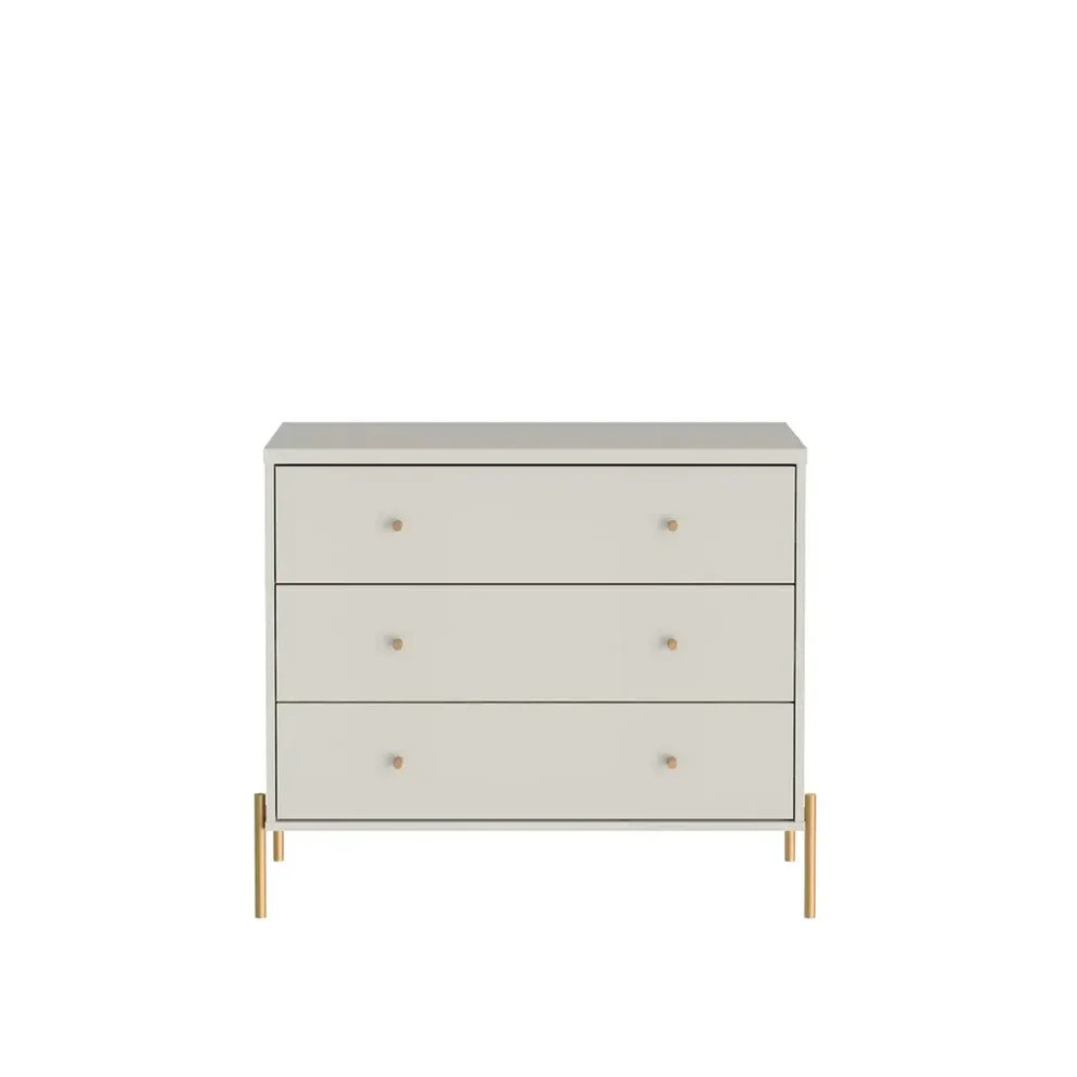 01_-Comoda_c__3_Gavetas_Jasper_94_cm_-_Off_White_Fosco_c__Dourado-Perspectiva