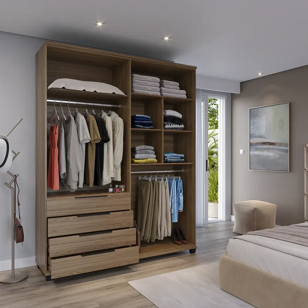 02_-_Guarda-Roupa_Casal_4_Portas_4_Gavetas_100_MDF_Allen_181_cm_-_Freijo_c__Preto_Fosco-_Ambientada